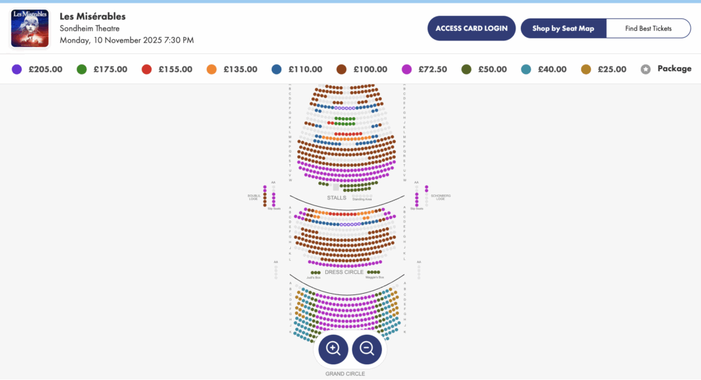 Les Miserables - entradas para noviembre