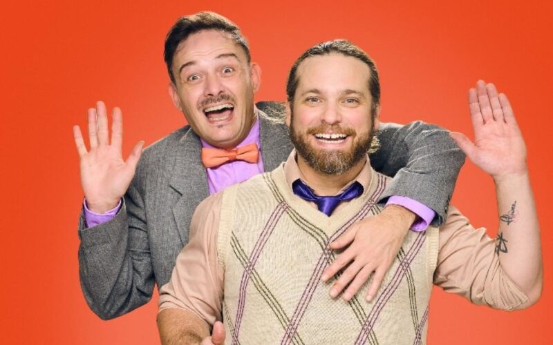 Santiago Otero Ramos y Germán "Tripa" Trippel en Gutenberg! el musical.