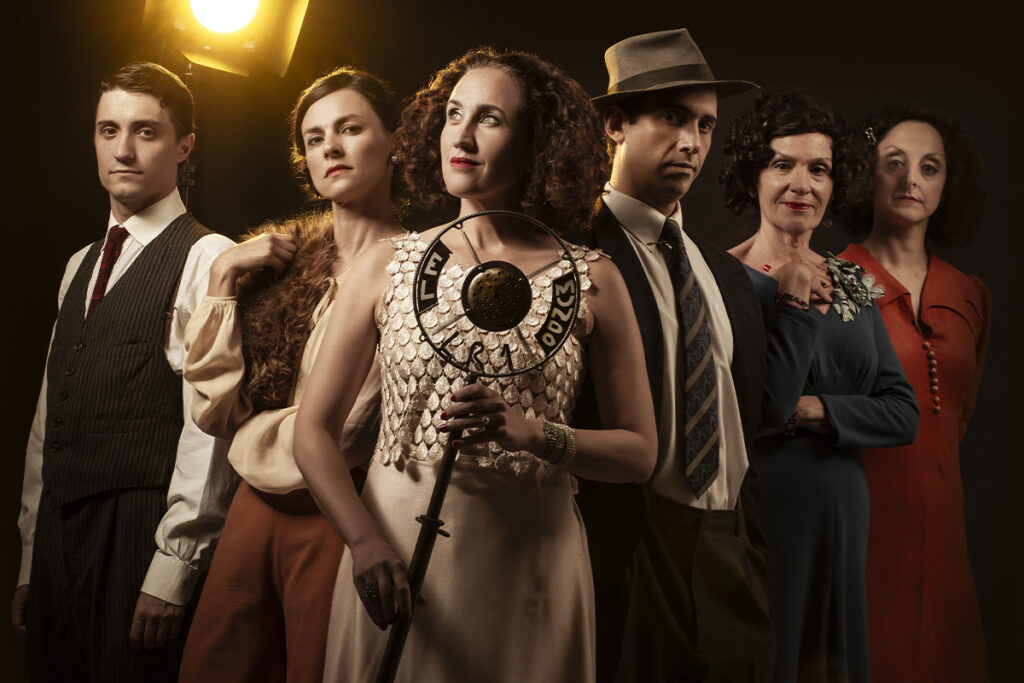 La Falcón, musical con show de tango en vivo y la vibrante historia de la cancionista Ada Falcón. Créditos: Producción.